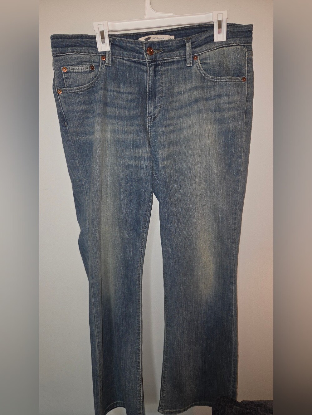 Levi's 518 Medium Blue Bootcut Jeans Size 13 Juniors